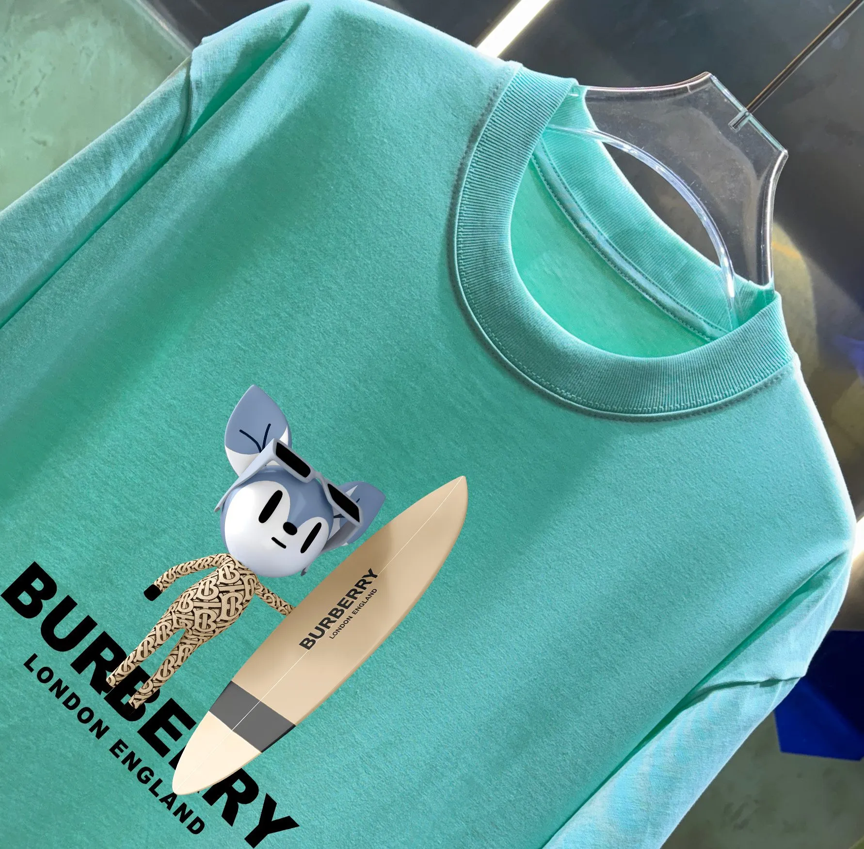 Burberr* * 2026 New Arrival Classic T Same Style ：Black White Purple Green Size: S M L XL XXL